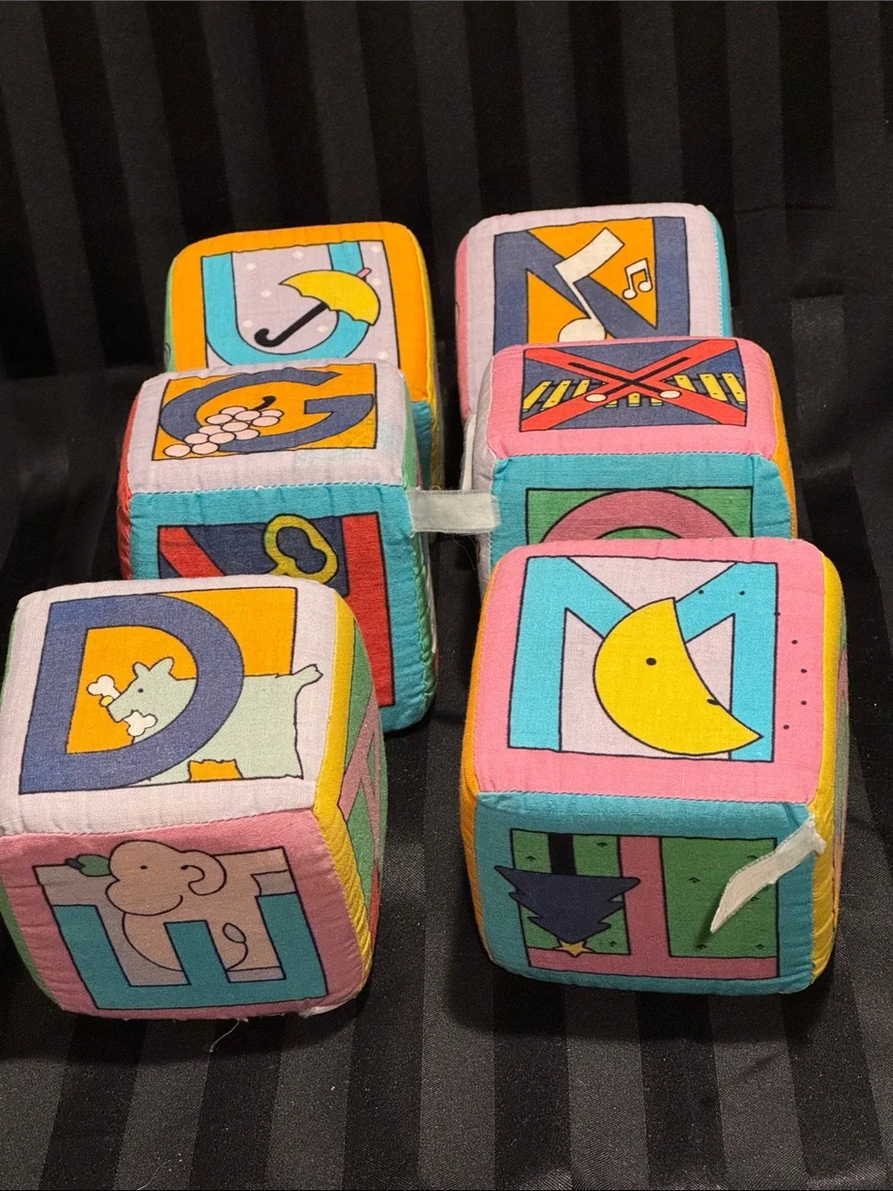 Lillian Vernon ABC Blocks - In Primary and Pastel Colors
